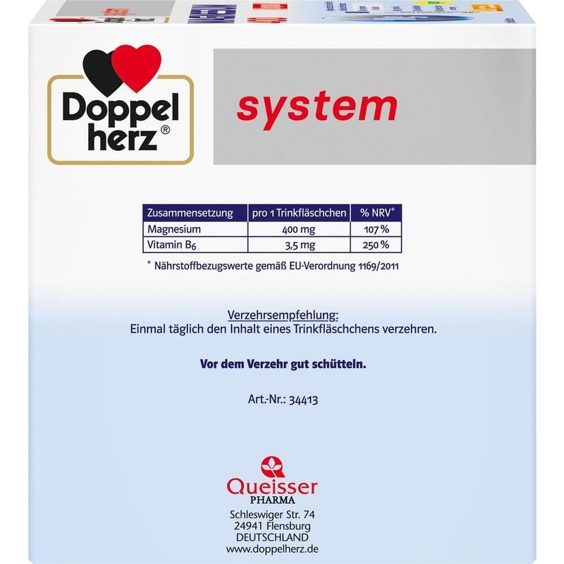 DOPPELHERZ Magnesium 400 Liquid system Trinkamp.