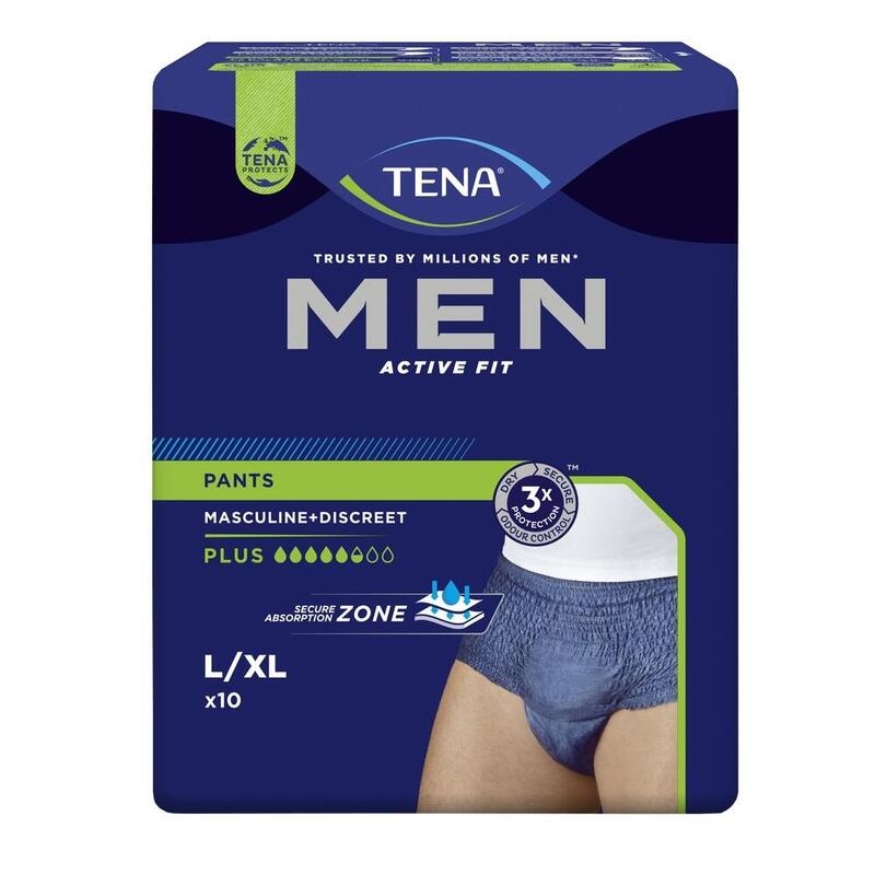 TENA MEN Act.Fit Inkontinenz Pants plus L/XL blau