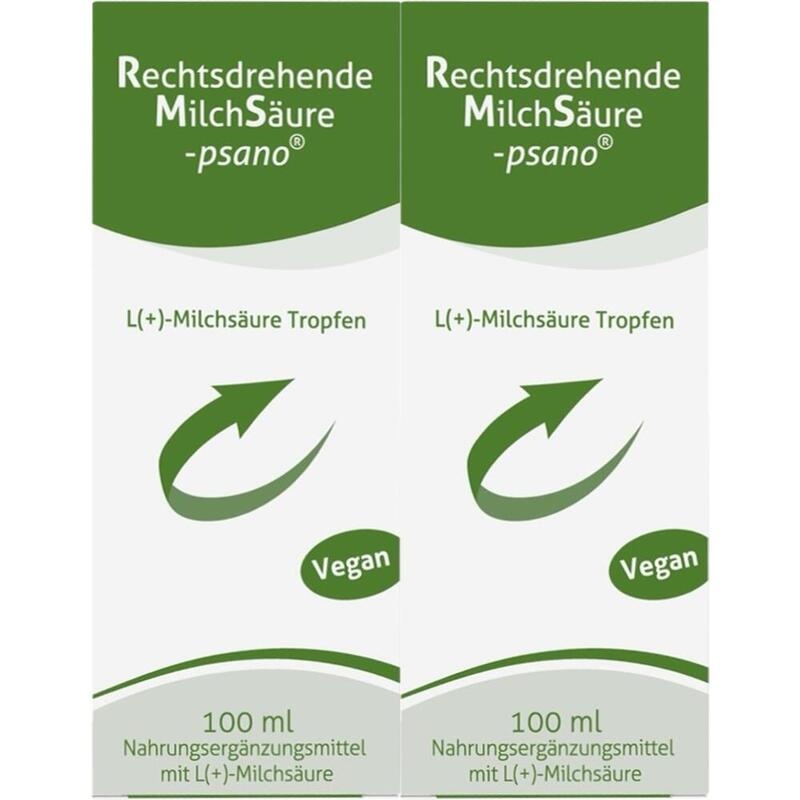 RECHTSDREHENDE Milchsäure psano RMS Tropfen
