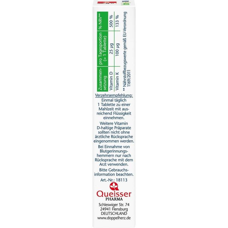 DOPPELHERZ Vitamin K2+D3 1000 I.E. Tabletten