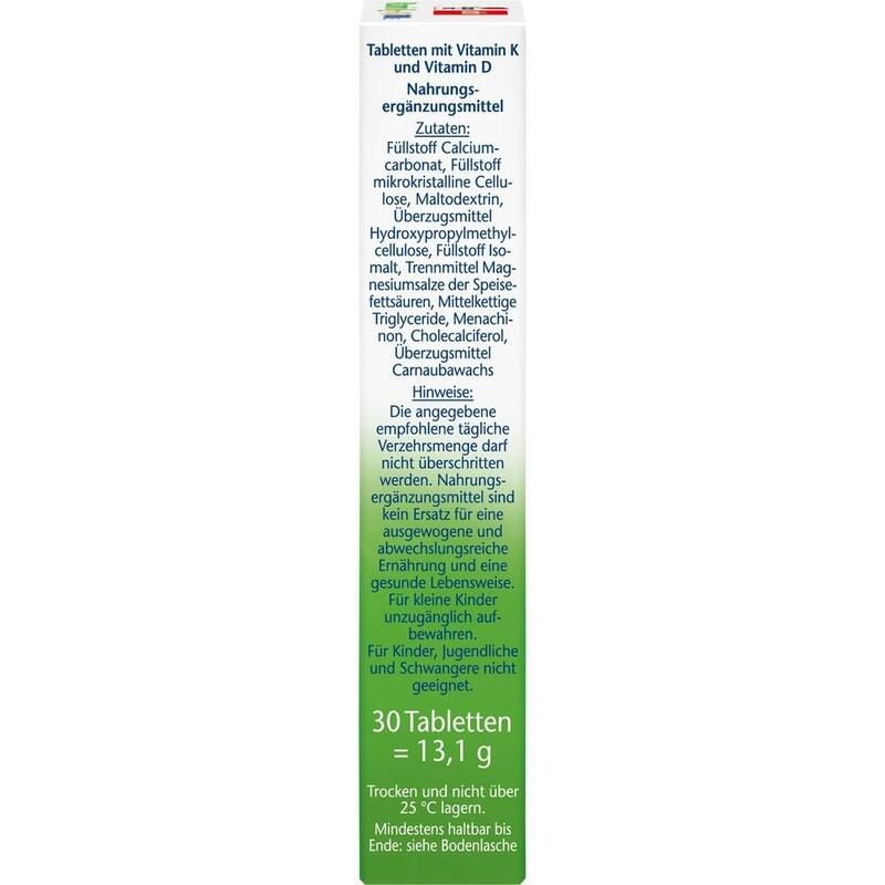 DOPPELHERZ Vitamin K2+D3 1000 I.E. Tabletten