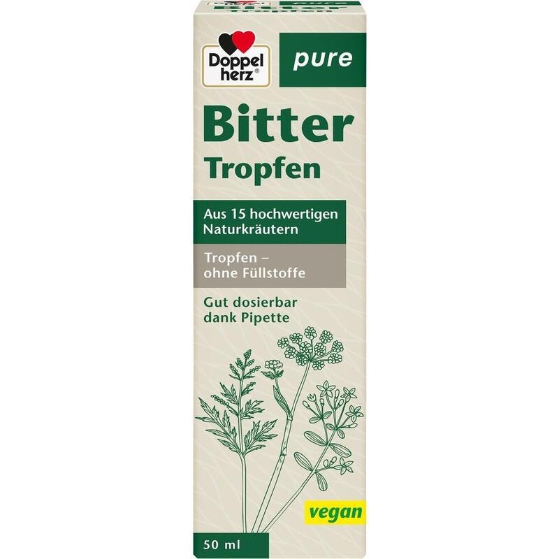 DOPPELHERZ Bitter Tropfen pure