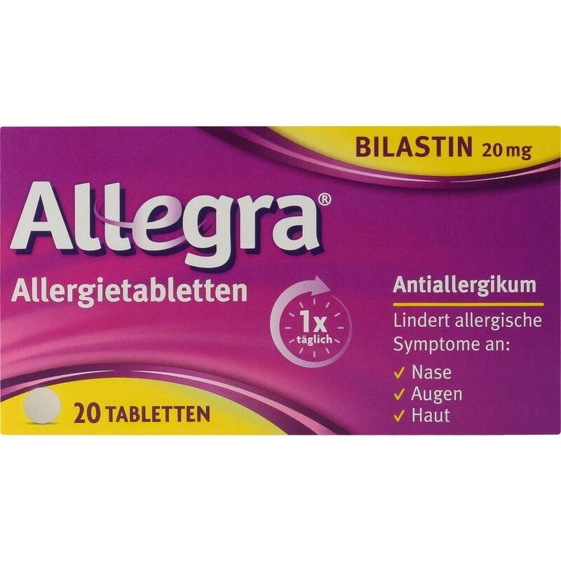 ALLEGRA Allergietabletten 20 mg Tabletten