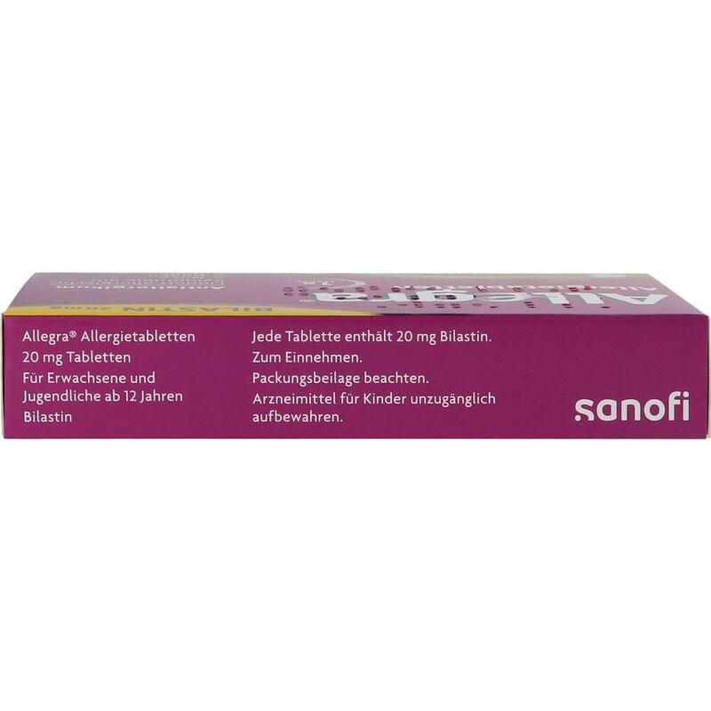 ALLEGRA Allergietabletten 20 mg Tabletten