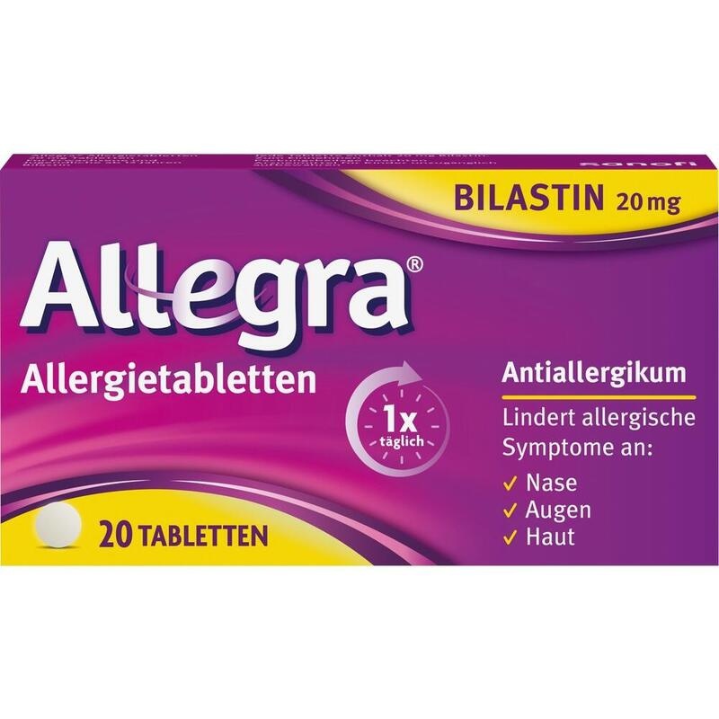 ALLEGRA Allergietabletten 20 mg Tabletten