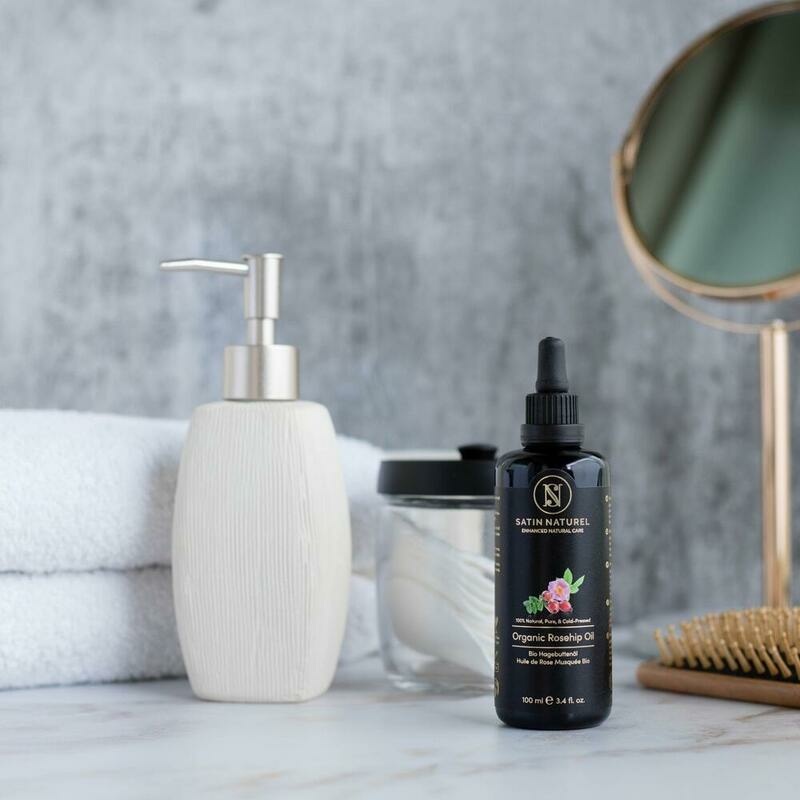 SATIN NATUREL Bio Hagebuttenöl kaltgepresst vegan