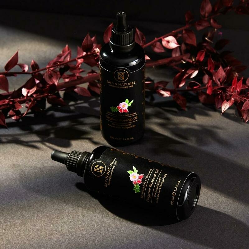 SATIN NATUREL Bio Hagebuttenöl kaltgepresst vegan