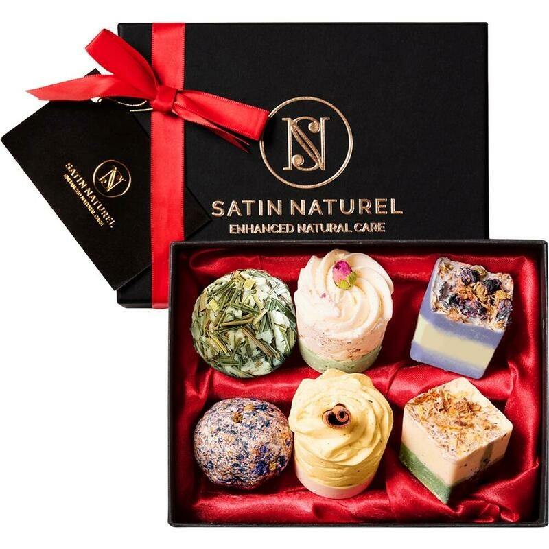 SATIN NATUREL Bio Badepral.Divine Geschenkset Frau