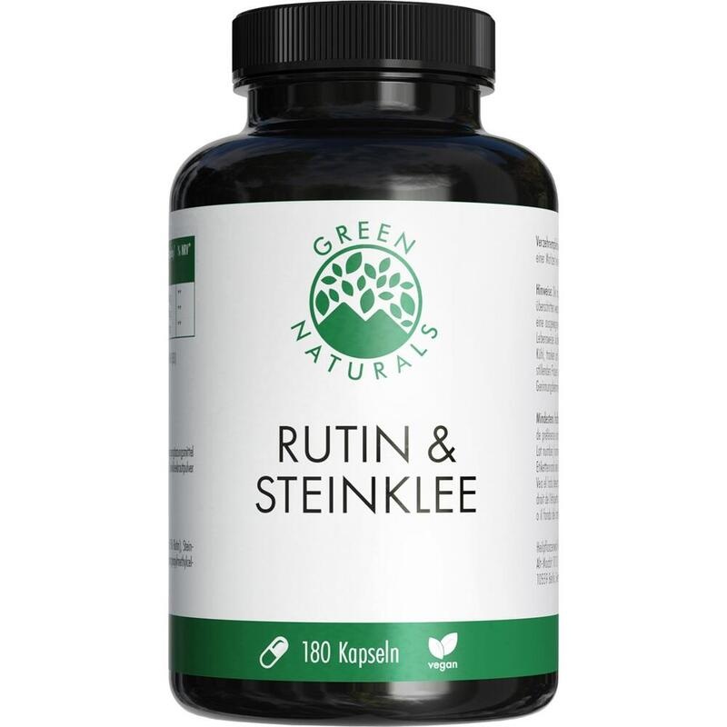 GREEN NATURALS Rutin & Steinklee 500 mg vegan Kps.