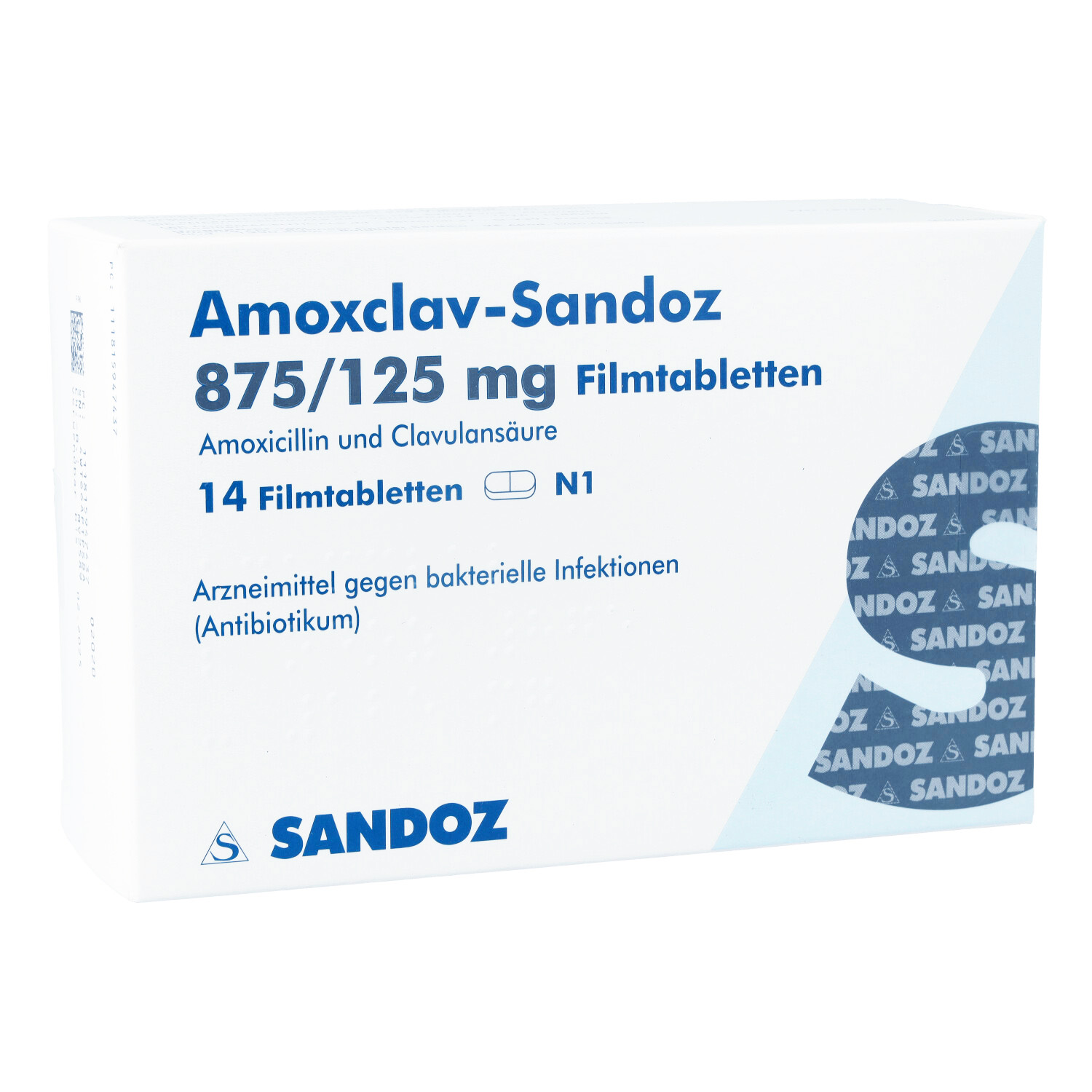 AMOXCLAV-Sandoz 875/125 mg Filmtabletten