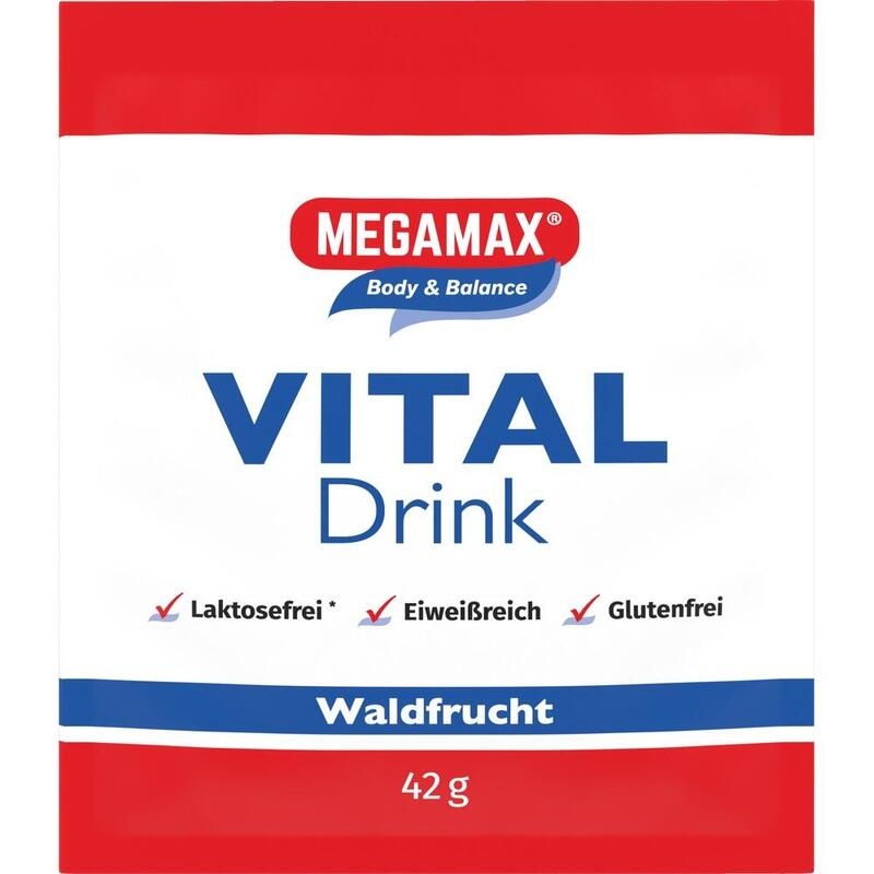 MEGAMAX Vital Drink Waldfrucht Pulver