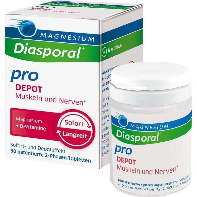 MAGNESIUM DIASPORAL pro B-Vit.DEPOT Musk.+Nerv.Tab