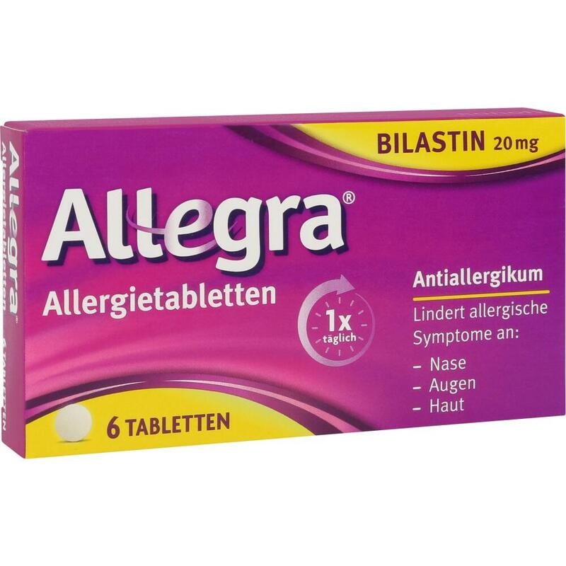 ALLEGRA Allergietabletten 20 mg Tabletten