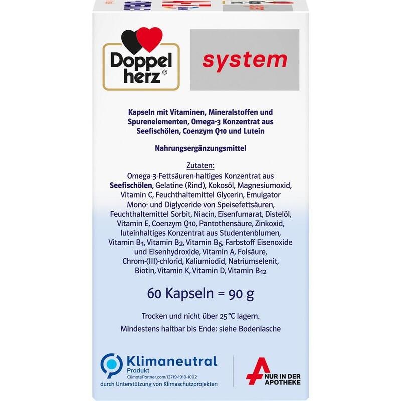 DOPPELHERZ A-Z+Omega-3 all-in-one system Kapseln