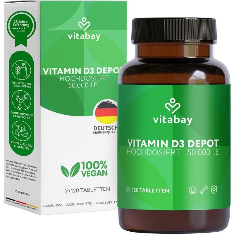 VITAMIN D3 DEPOT 50.000 I.E. Cholecalcifer.veg.Tab