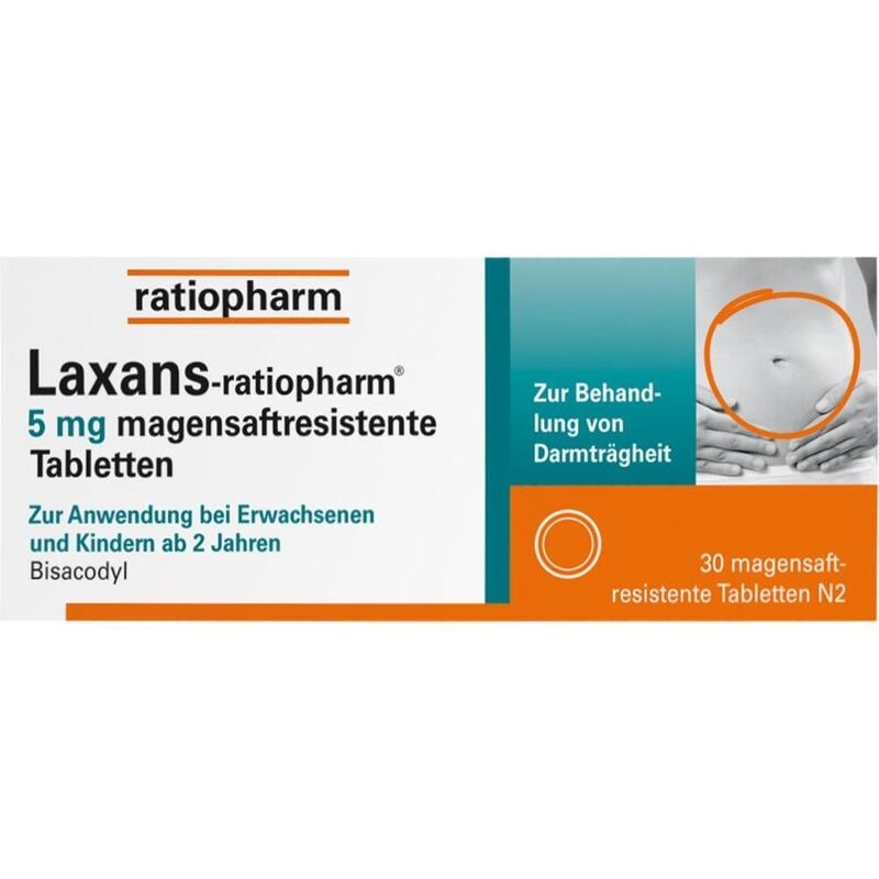 LAXANS-ratiopharm 5 mg magensaftres.Tabletten