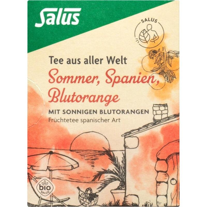 SOMMER SPANIEN Blutorange Bio Salus Filterbeutel