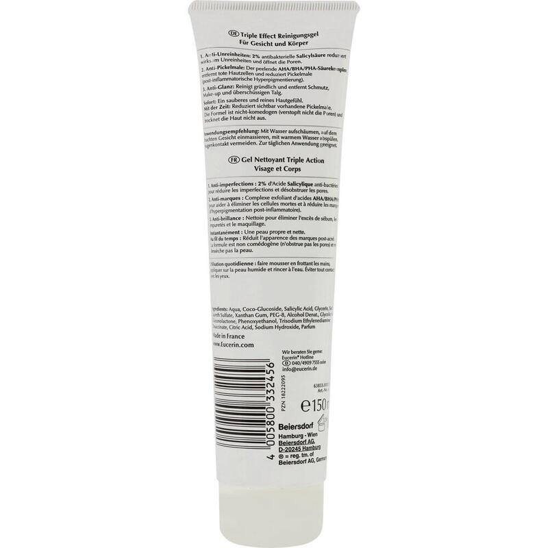 EUCERIN DermoPure Triple Effect Reinigungsgel