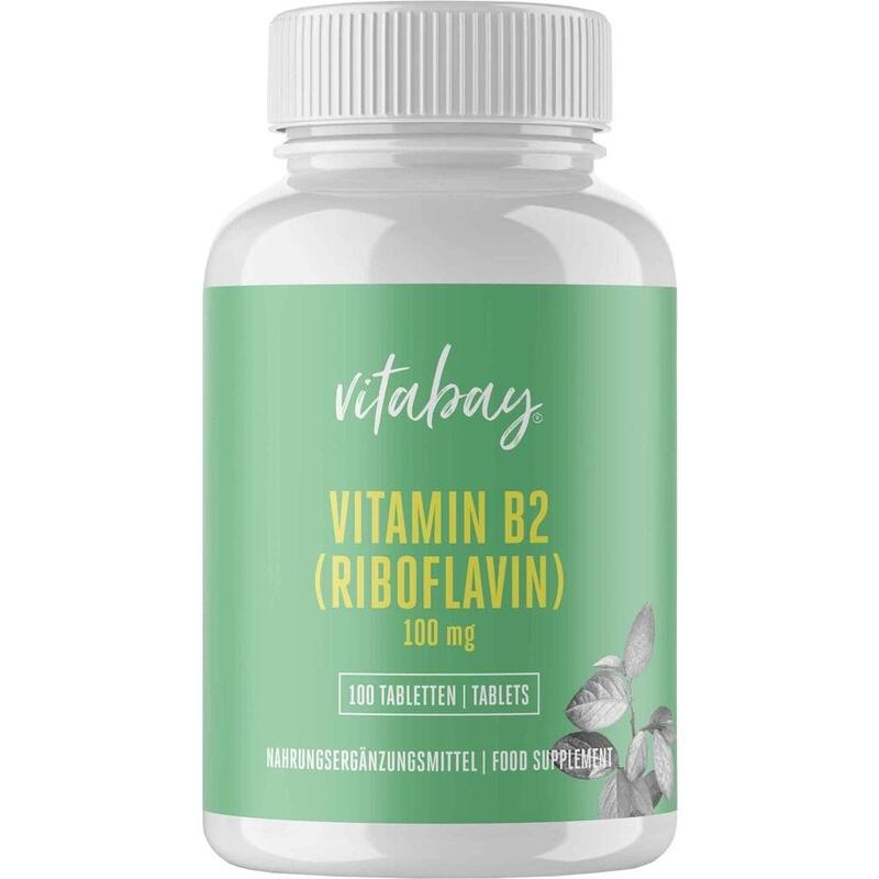 VITAMIN B2 RIBOFLAVIN 100 mg vegan hochdos.Tabl.