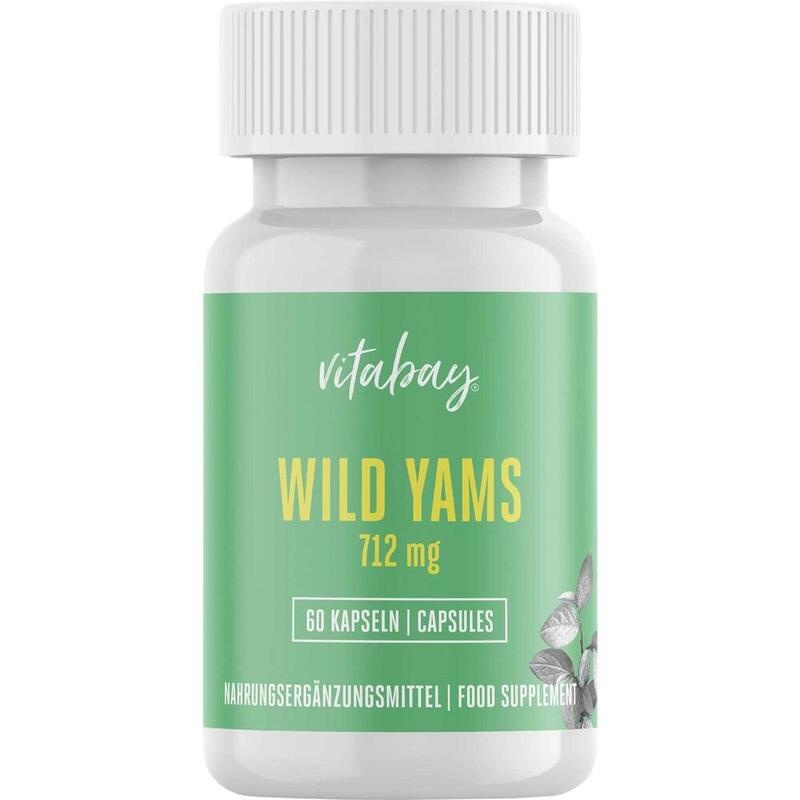WILD YAMS Extrakt 712 mg Zink+Vitamin E Kapseln