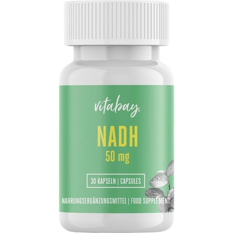 NADH 50 mg Coenzym mikroverkapselt vegan Kapseln