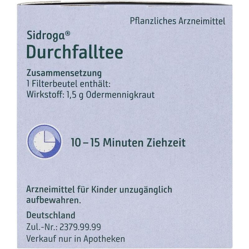 SIDROGA Durchfalltee Filterbeutel