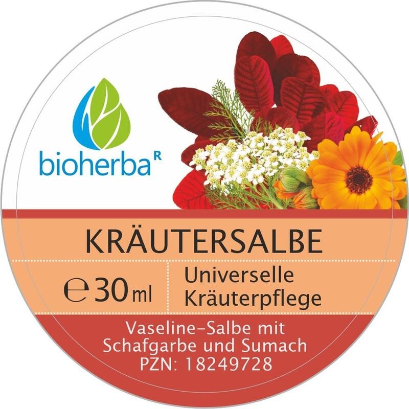 KRÄUTERSALBE mit Schafgarbe und Sumach