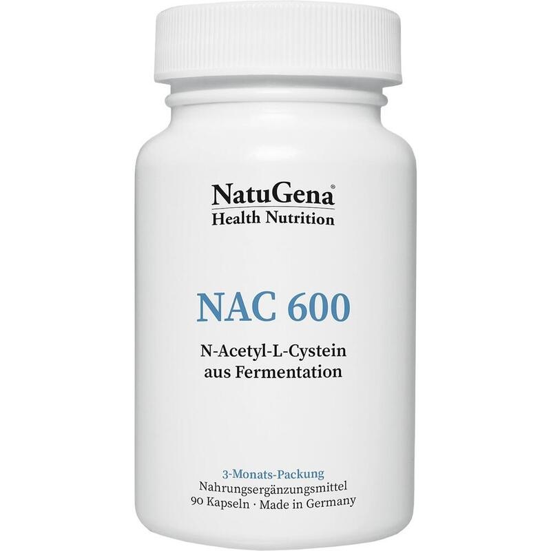 NAC 600 N-Acetyl-L-Cystein aus Fermentation Kaps.