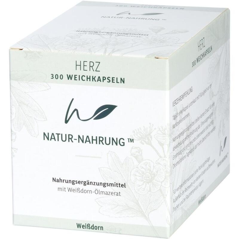 NATUR-NAHRUNG Herz Weißdorn Weichkapseln