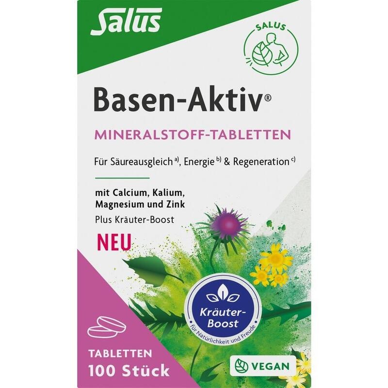 BASEN AKTIV Mineralstoff-Kräuter-Extrakt-Tabletten