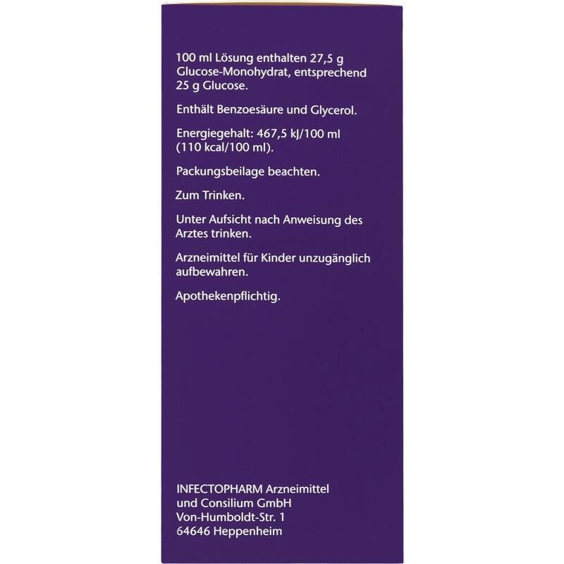 GLUCOSETEST oGTT InfectoPharm 27,5 g/100 ml Lösung