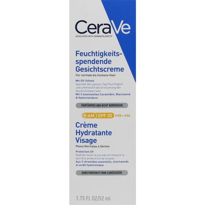 CERAVE feuchtigkeitsspendende Gesichtscreme SPF 30