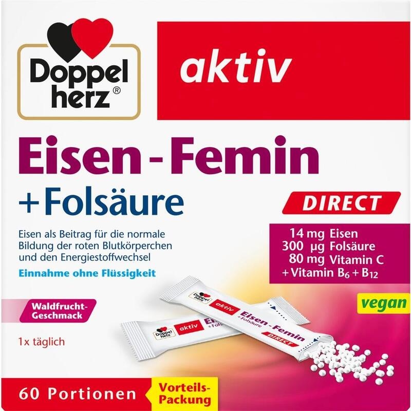 DOPPELHERZ Eisen-Femin DIRECT Pellets