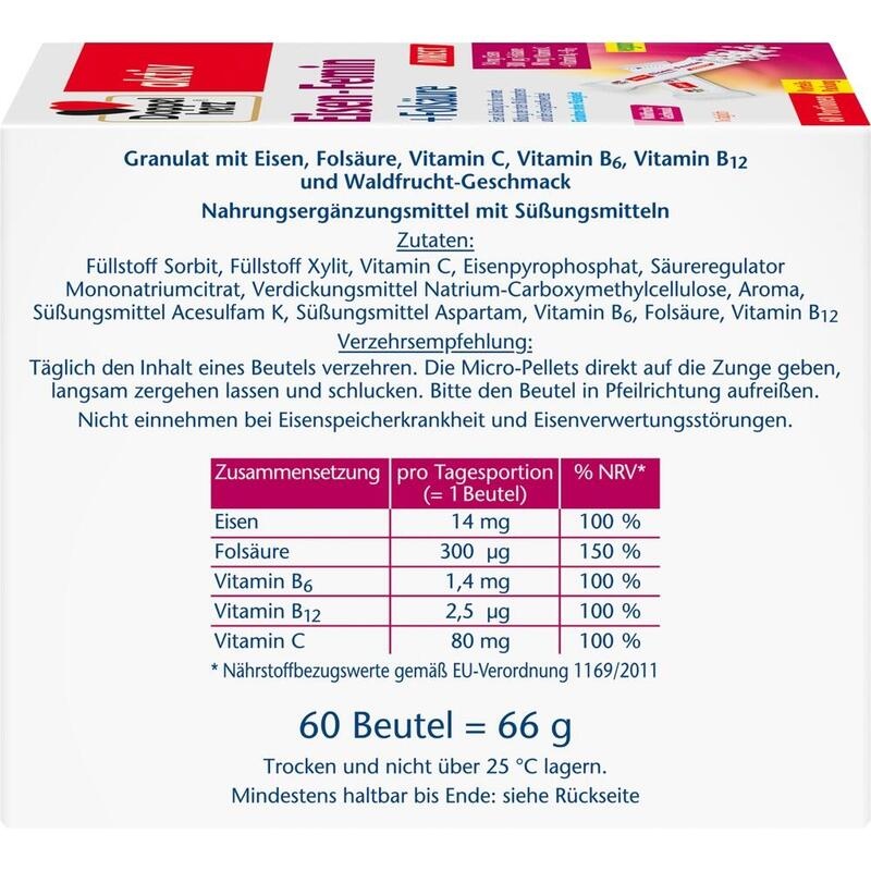 DOPPELHERZ Eisen-Femin DIRECT Pellets