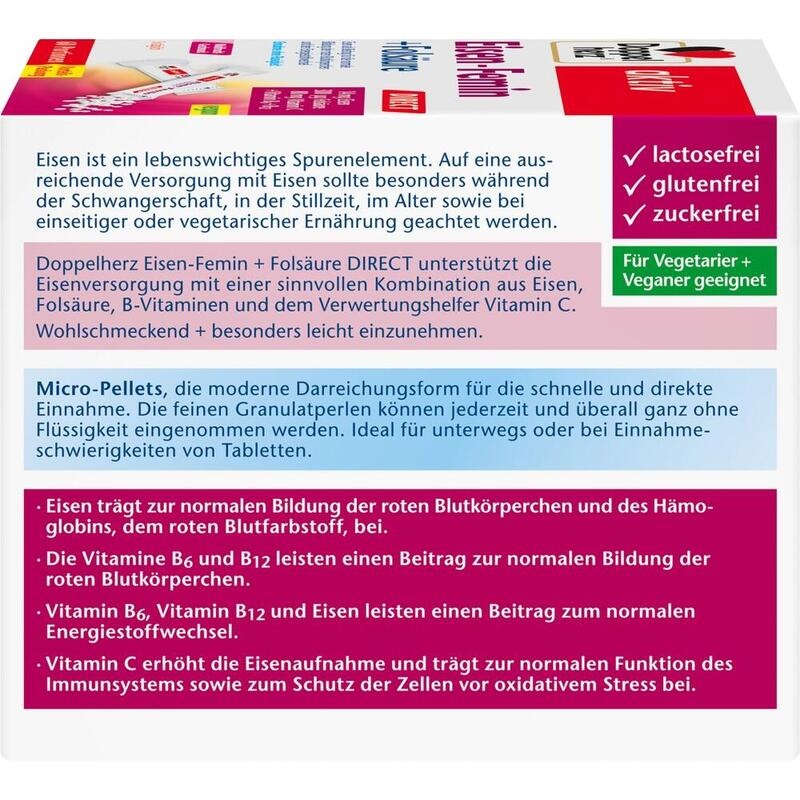 DOPPELHERZ Eisen-Femin DIRECT Pellets