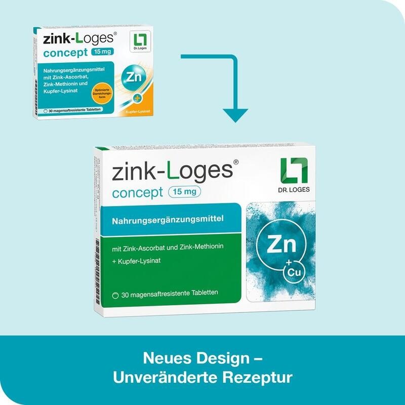 ZINK-LOGES concept 15 mg magensaftres.Tabletten