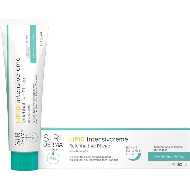 SIRIDERMA Lipid Intensivcreme ohne Duftstoffe