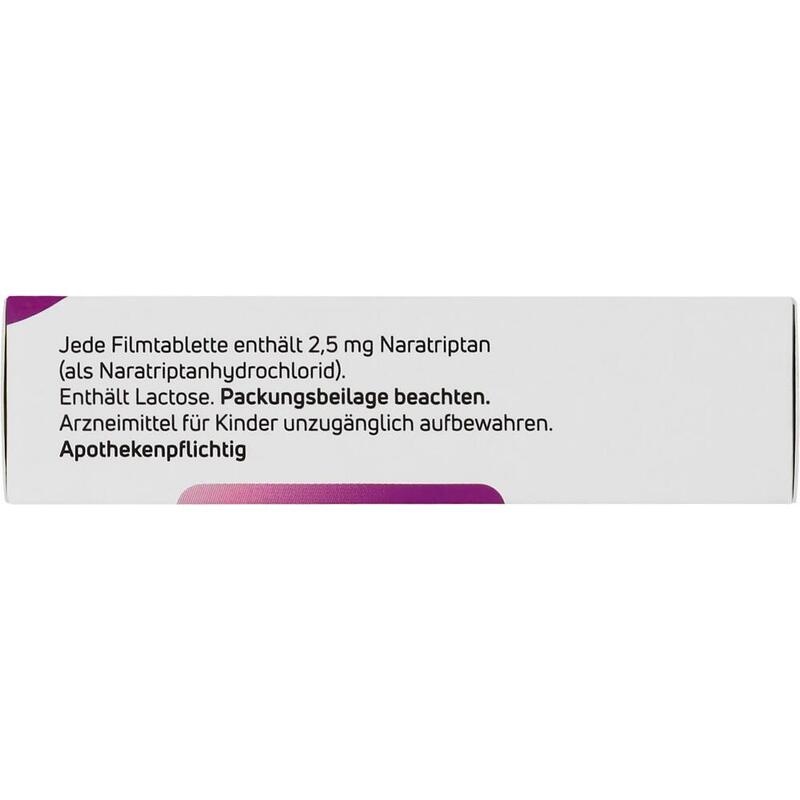 NARATRIPTAN ADGC bei Migräne 2,5 mg Filmtabletten