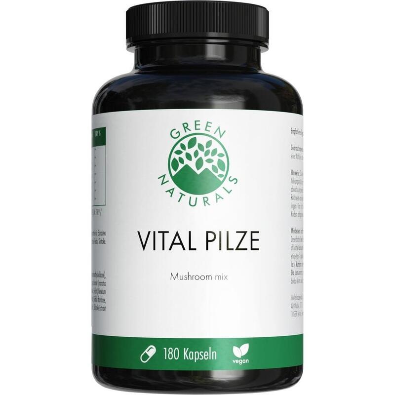 GREEN NATURALS Vital Pilze Cordyceps Reishi vegan