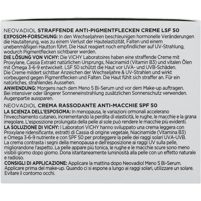 VICHY NEOVADIOL Anti-Pigmentflecken Creme LSF50