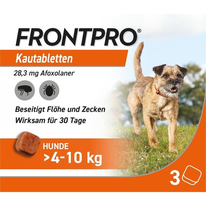 FRONTPRO 28 mg Kautabletten f.Hunde >4-10 kg