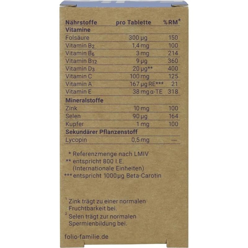 FOLIO fertil men Tabletten