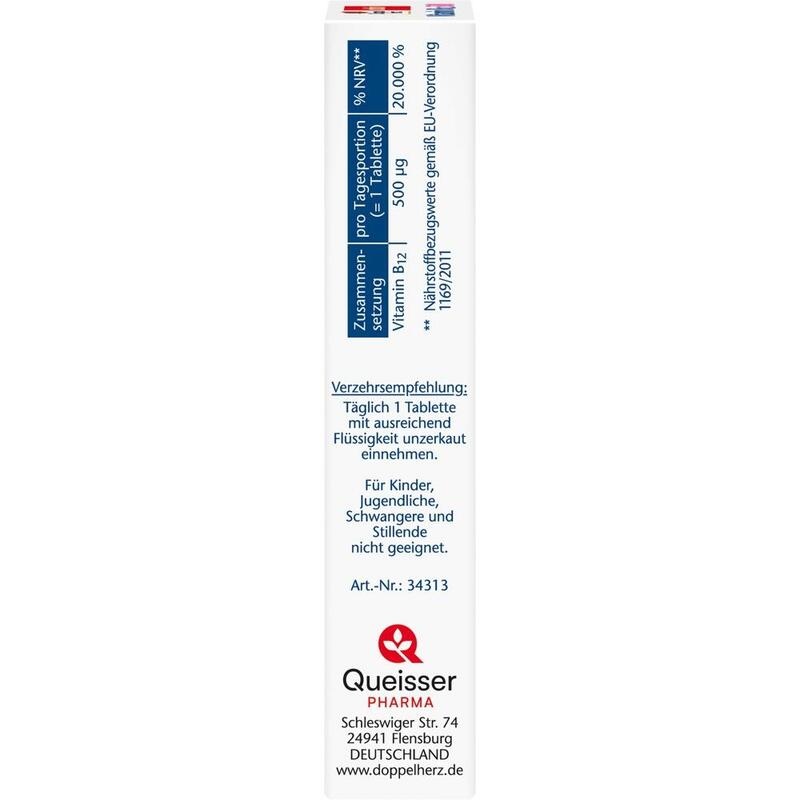 DOPPELHERZ Vitamin B12 500 Tabletten