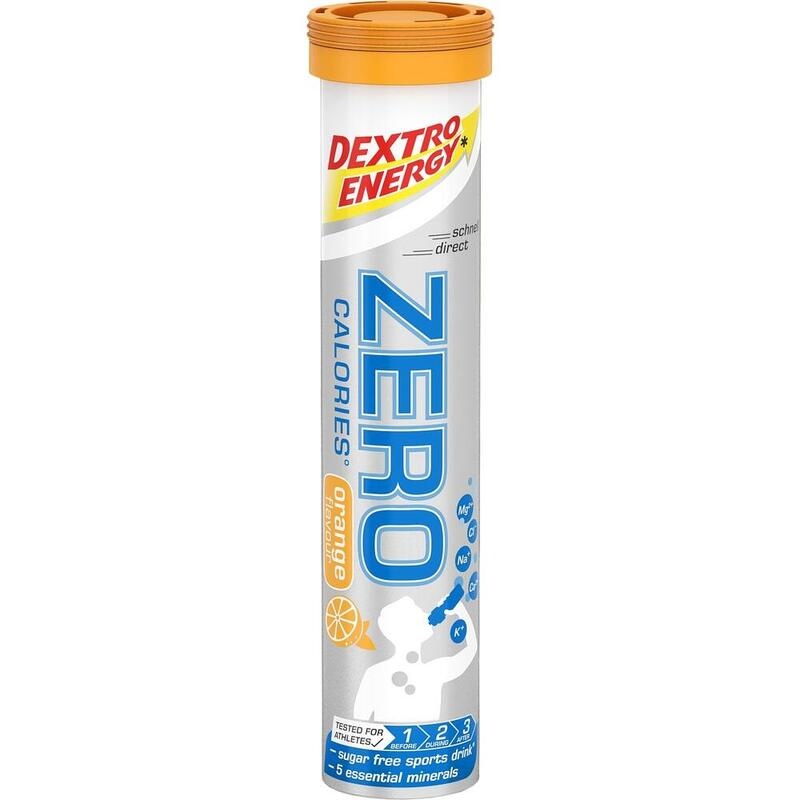 DEXTRO ENERGY Zero Calories Orange Brausetabletten