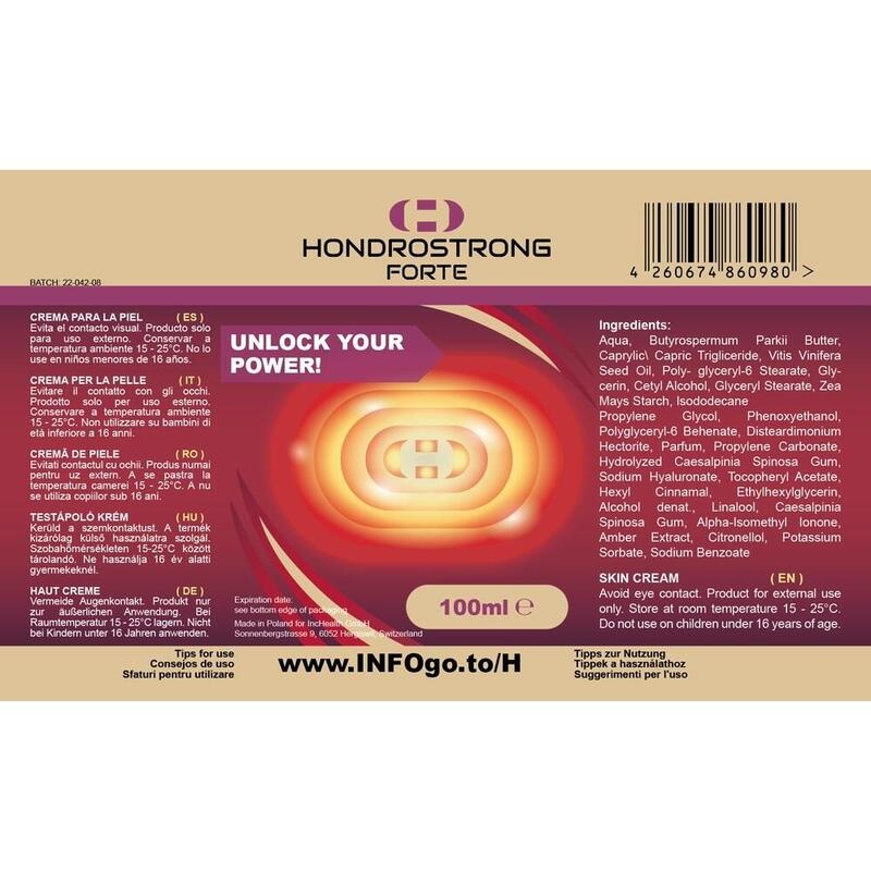 HONDROSTRONG Forte Creme