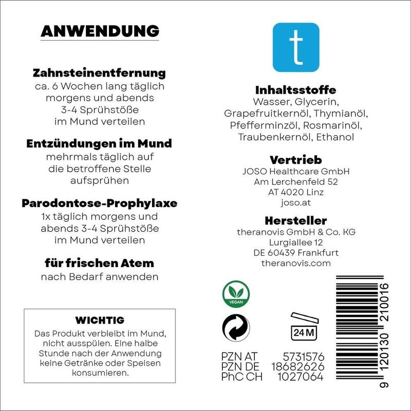 THERANOVIS oral Zahnstein Spray