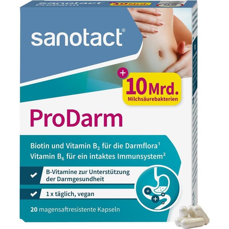 SANOTACT ProDarm magensaftresistente Hartkapseln
