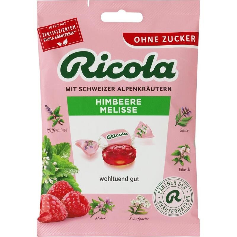 RICOLA o.Z.Beutel Himbeere Melisse Bonbons