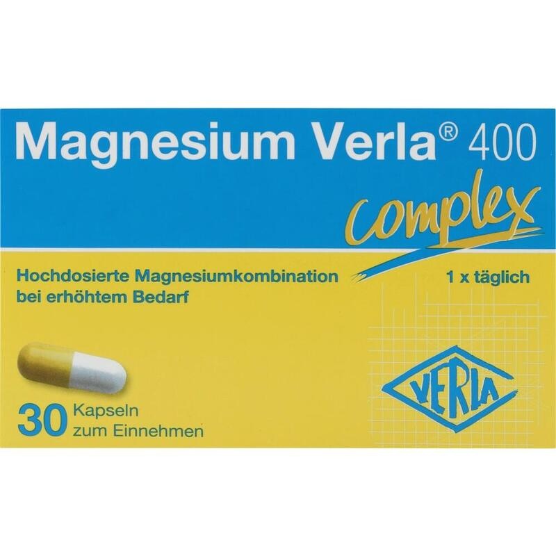 MAGNESIUM VERLA 400 Kapseln