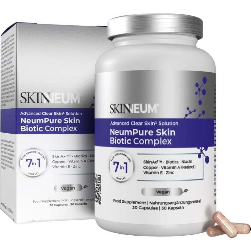 NEUMPURE Skin Komplex Vitamin A E C+Zink vegan Kps